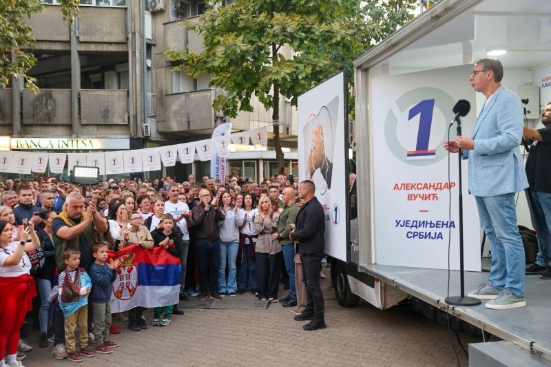 Predsednik Srbije Aleksandar Vucic Sremska Mitrovica jedno od mesta gde smo otpoceli borbu za slobodnu Srbiju