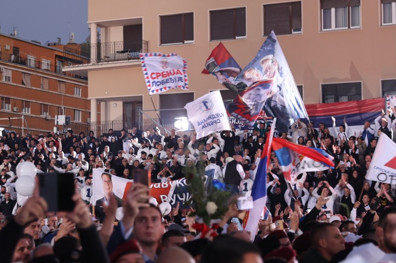 Nosilac liste "Aleksandar Vucic - Ujedinjena Srbija" Aleksandar Vucic neki su tragediju u Novom Sadu iskoristili za sprovodjenje svoje politike