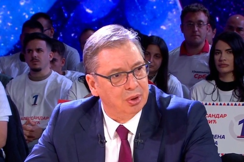 Nosilac liste "Aleksandar Vucic - Ujedinjena Srbija" Aleksandar Vucic blizu smo pobede za Srbiju i za njenu buducnost